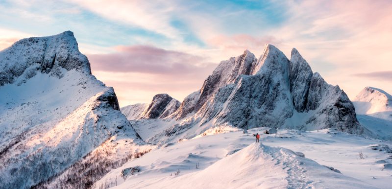 montañas nevadas